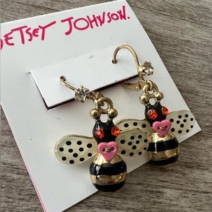 BETSEY JOHNSON Bubble Bee Earrings - NWT